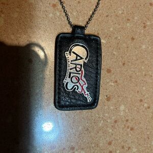 Carlos Santana Black Leather Hangtag, Authentic, NWOT